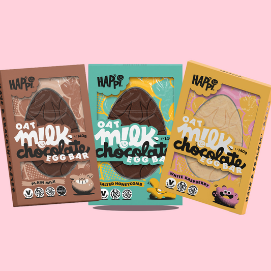 Vegan easter chocolate bars