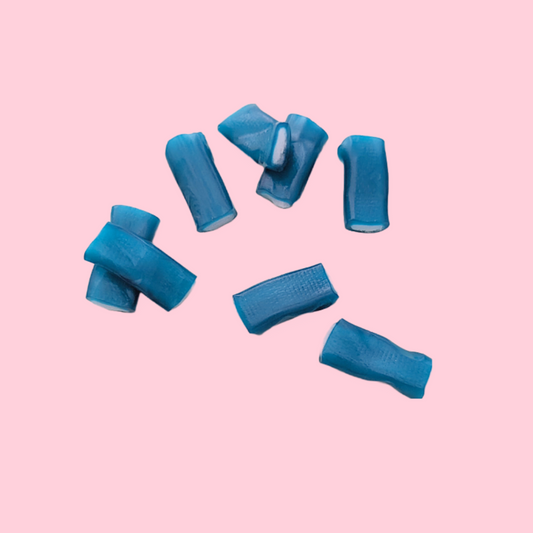 Vegan raspberry pencil sweets