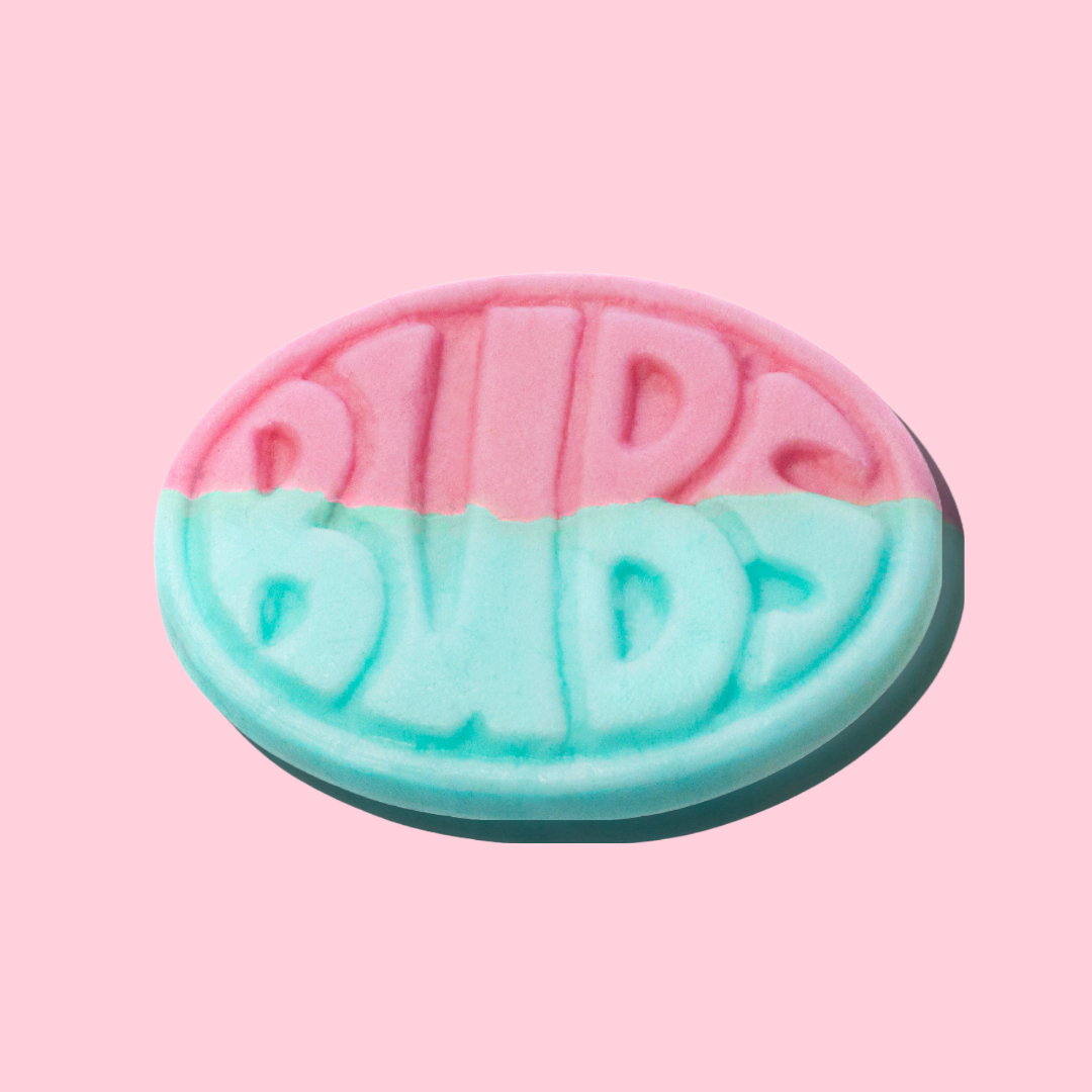 BUBS raspberry blueberry foam