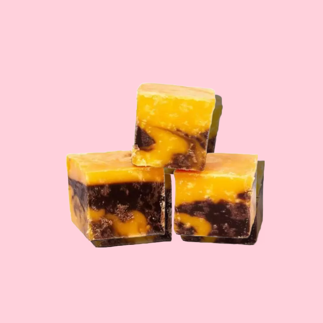 Vegan chocolate orange fudge