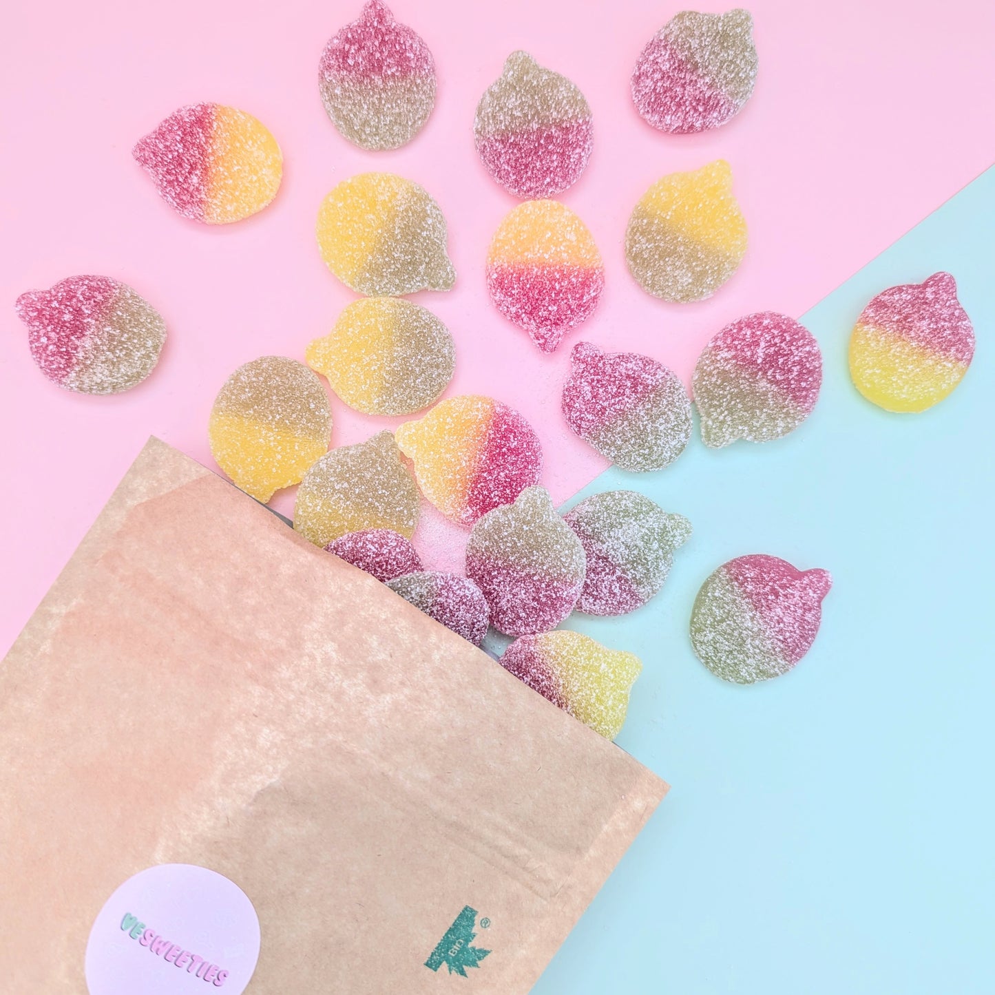 Vegan fizzy apple Sweet Pouch