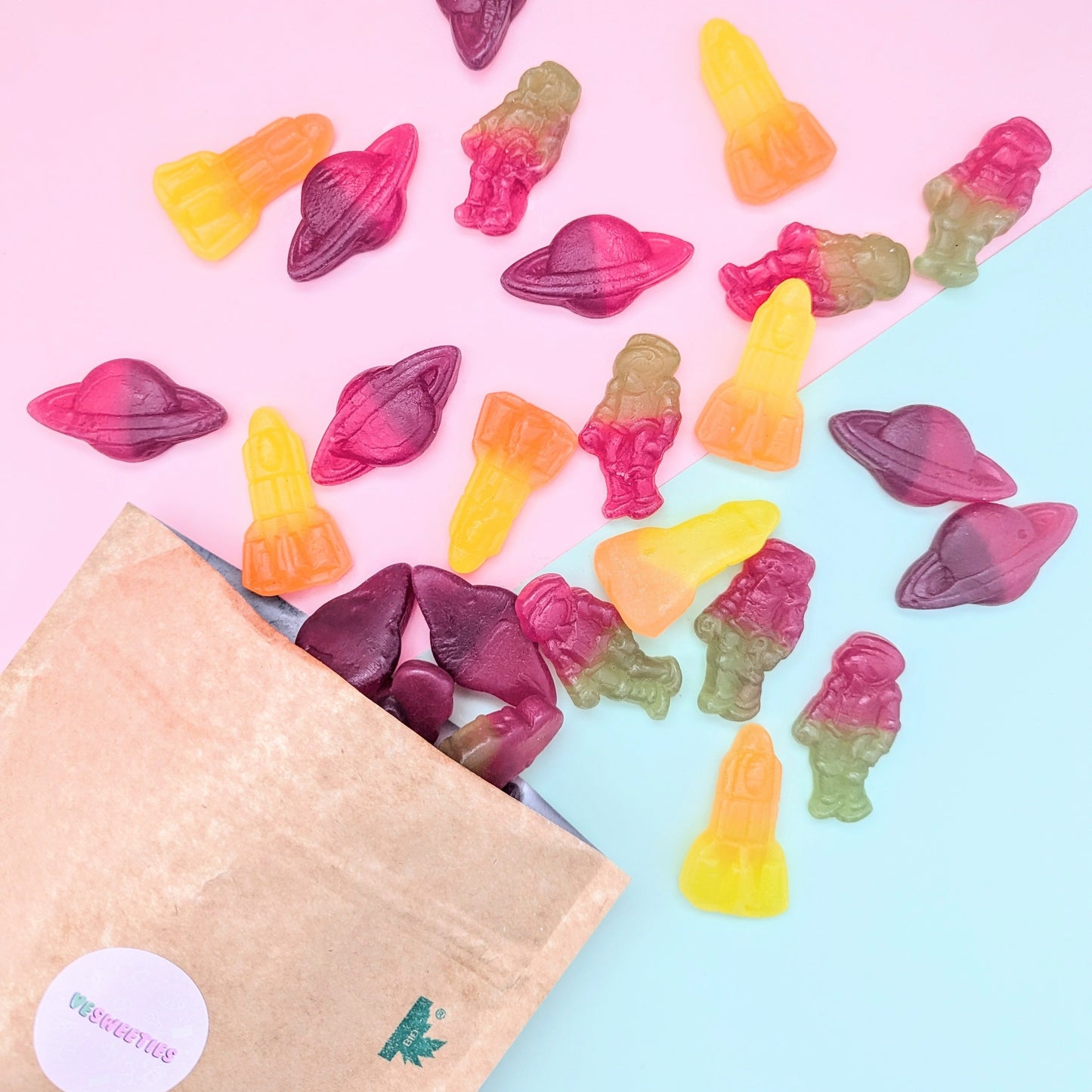 Galactic gummies sweet pouch