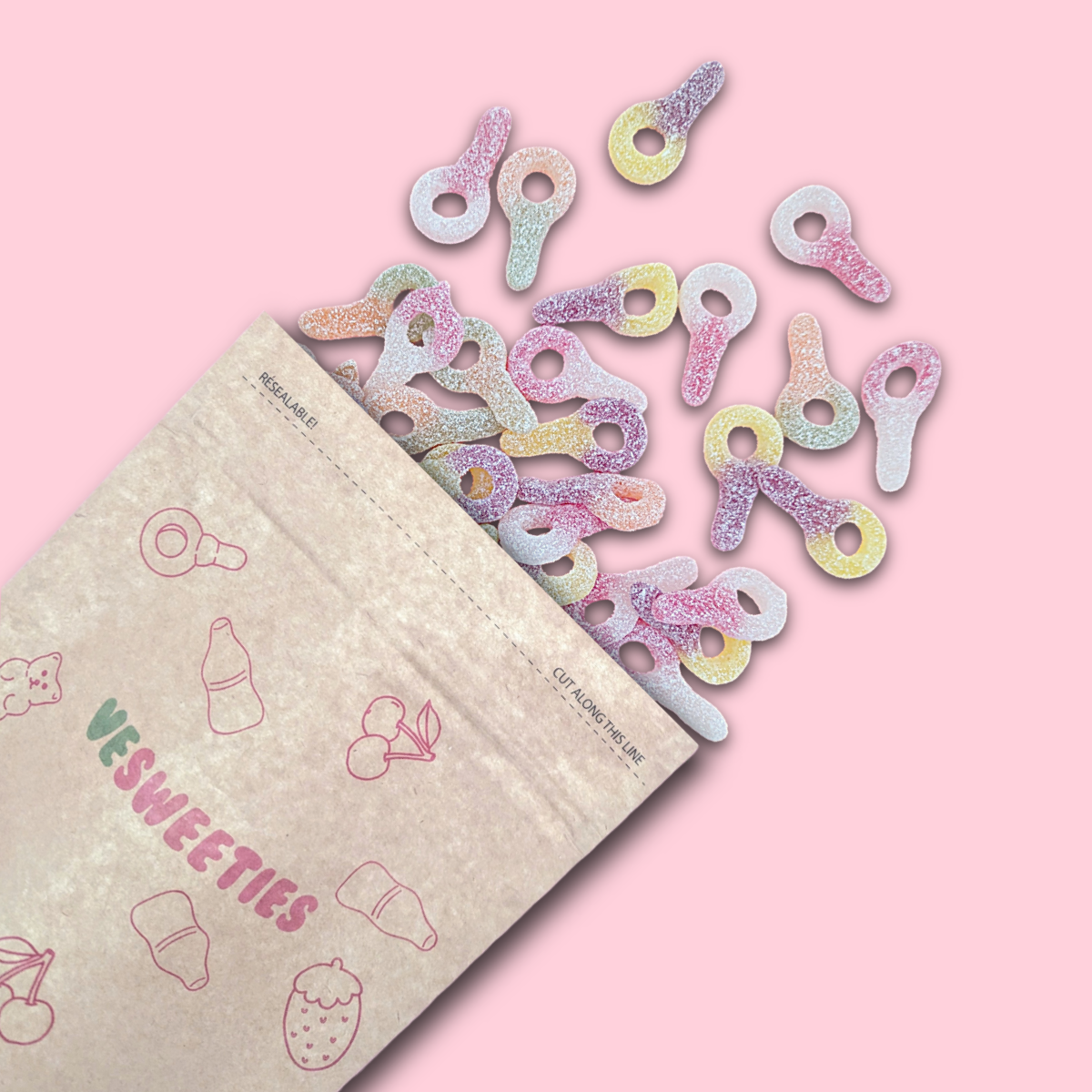 Vegan Sweet pouch dummies