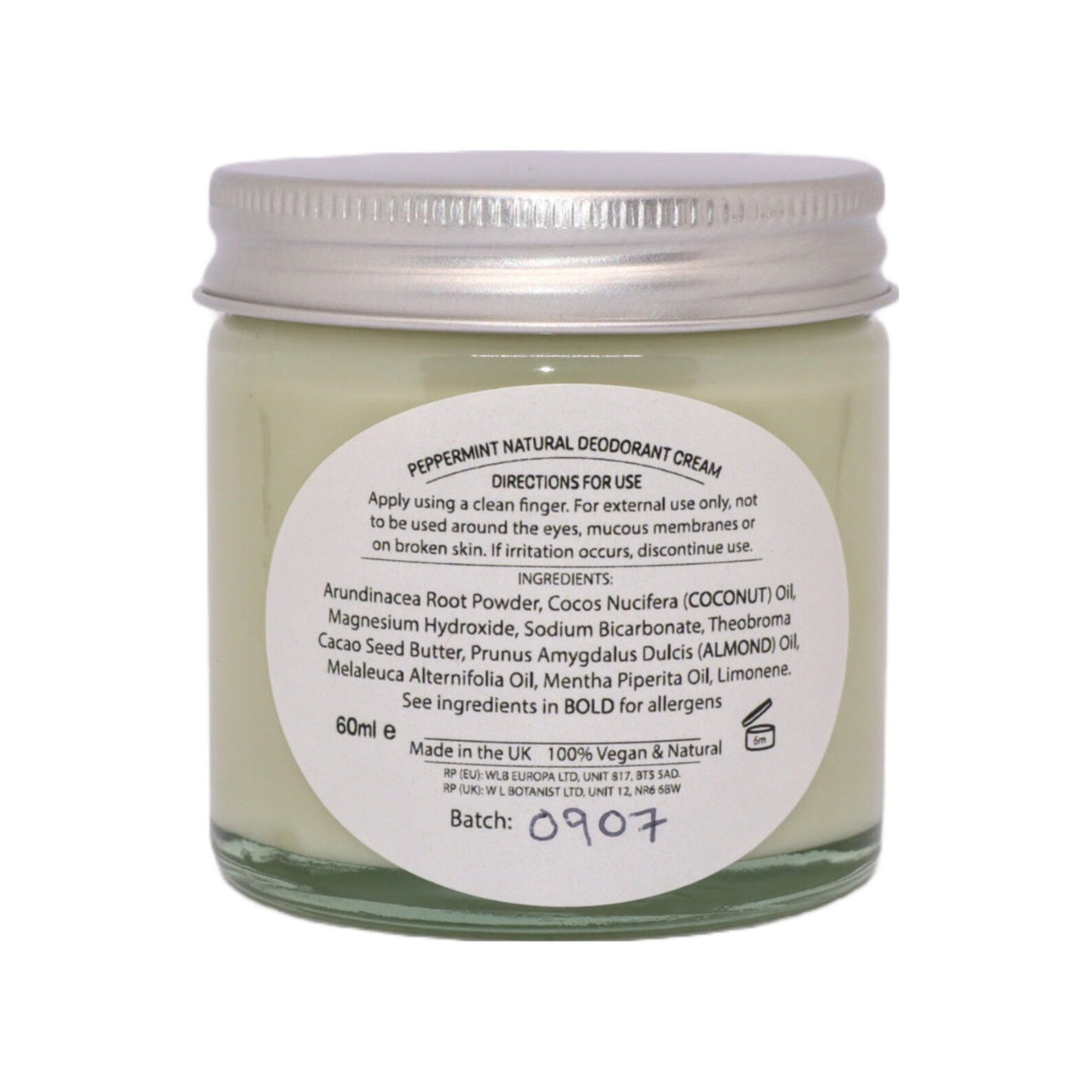 Natural Sublimity Deodorant Cream