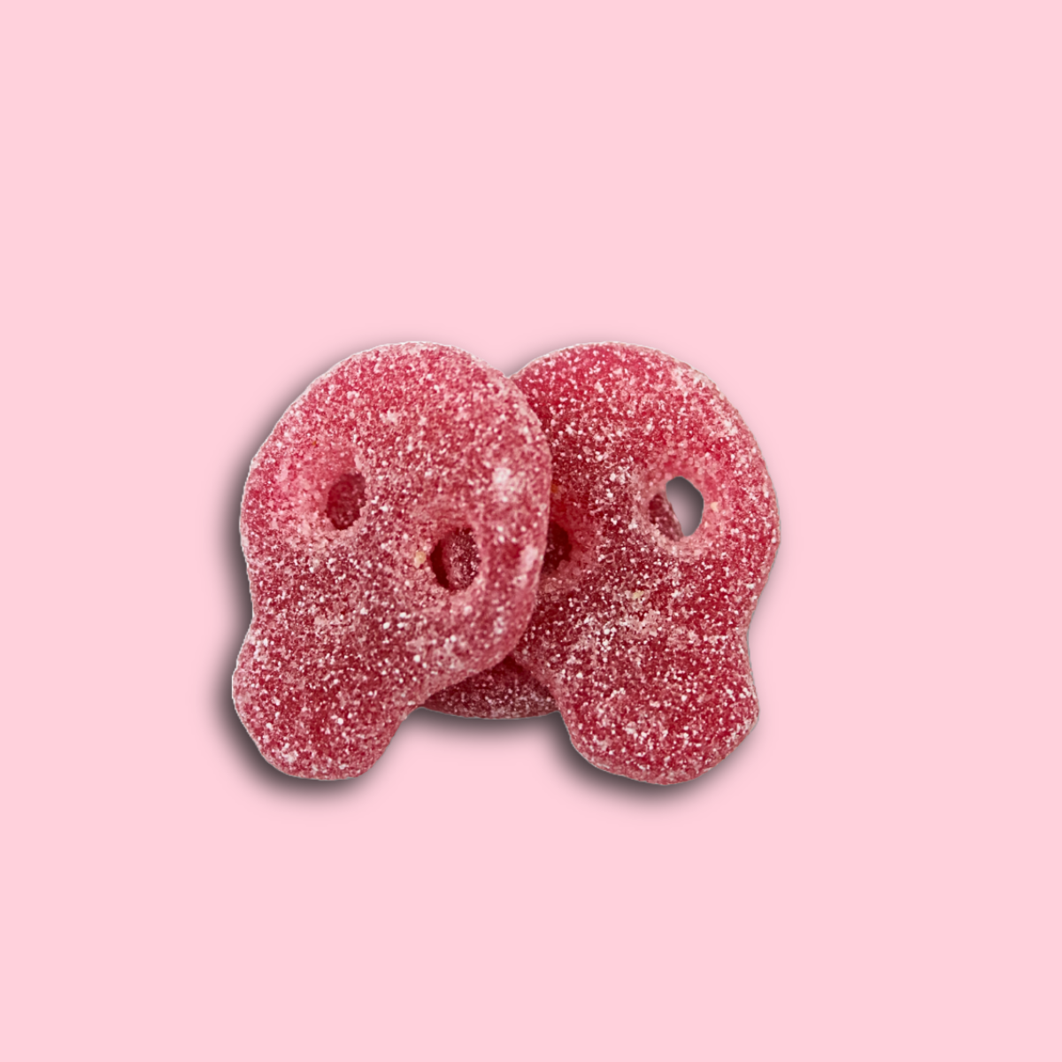 Peach Skull vegan sweets