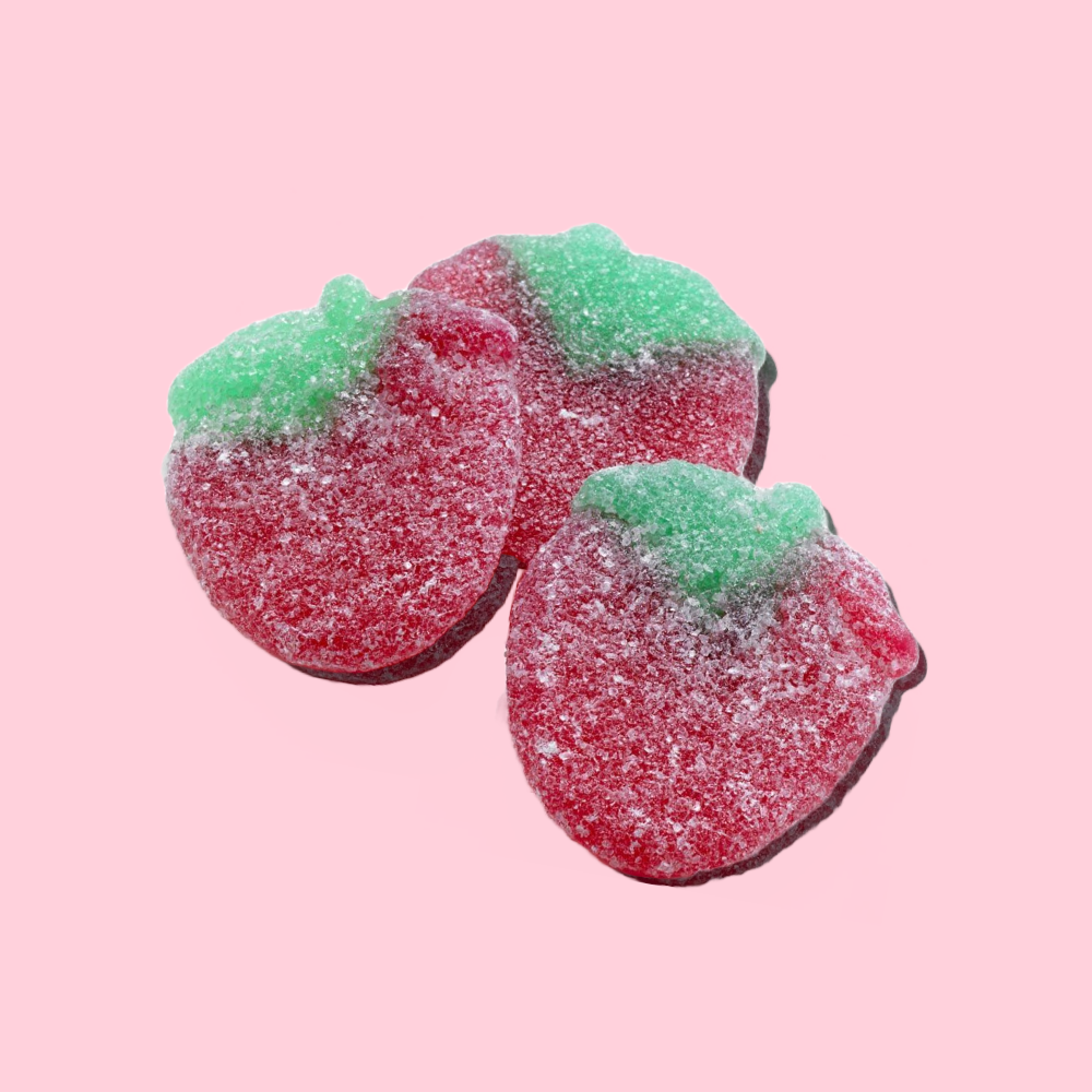 Vegan strawberry sweets