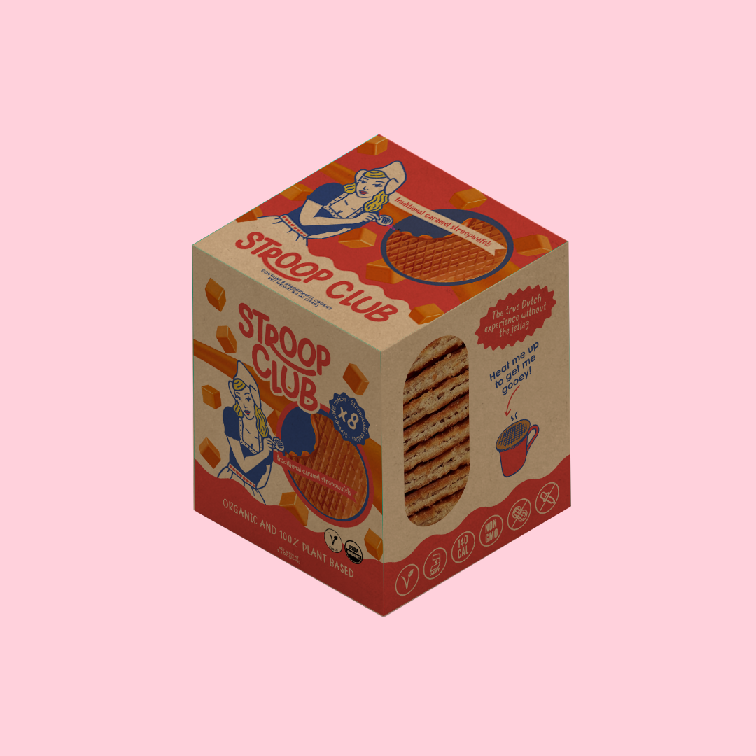 Stroopclub vegan stroopwafel