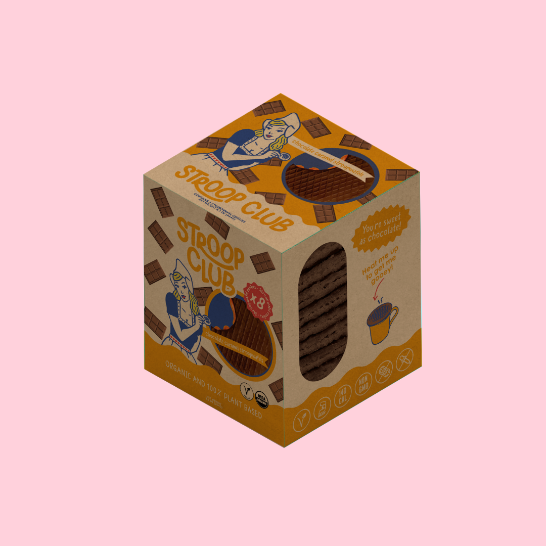 Stroopclub vegan stroopwafel