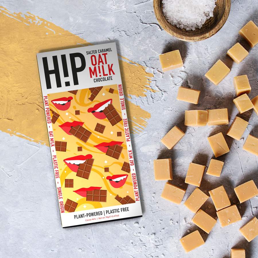 HIP vegan chocolate Salted Caramel