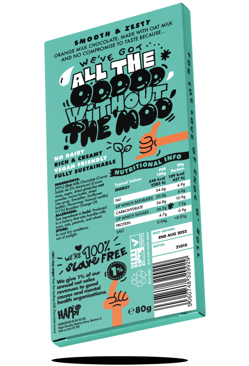 Happi oat milk vegan chocolate