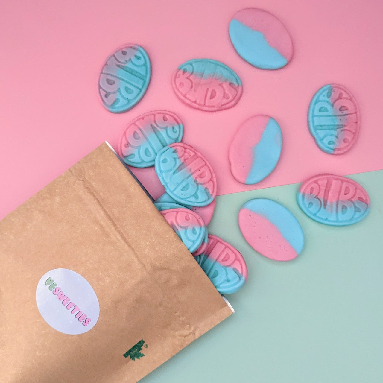 Bubs sweet pouch raspberry blueberry foams