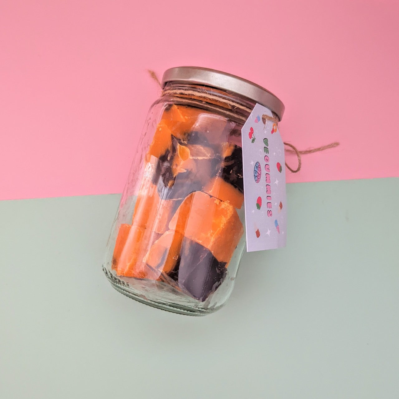 Vegan Fudge Jar choc orange