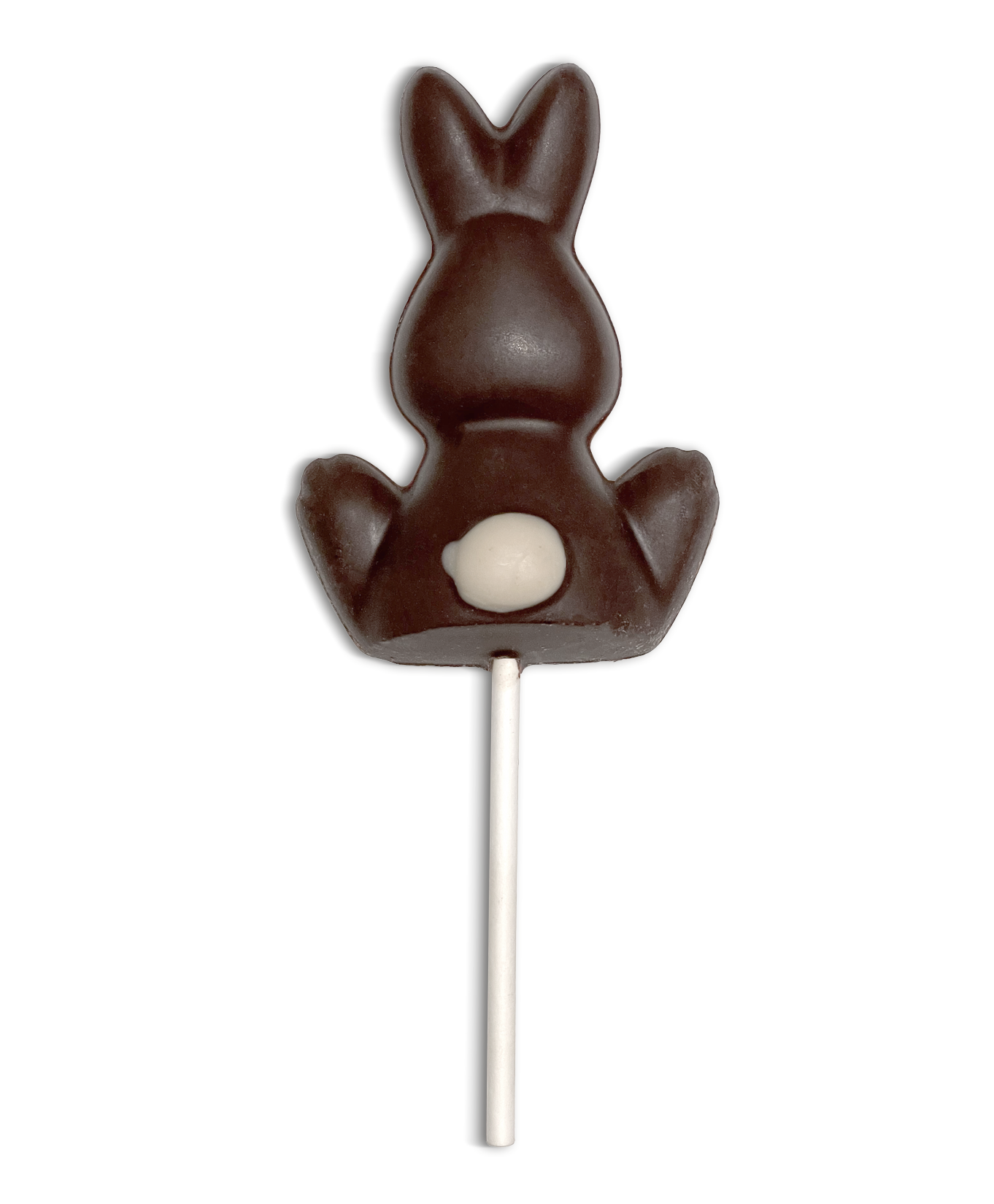 Vegan chocolate lolly easter bunny