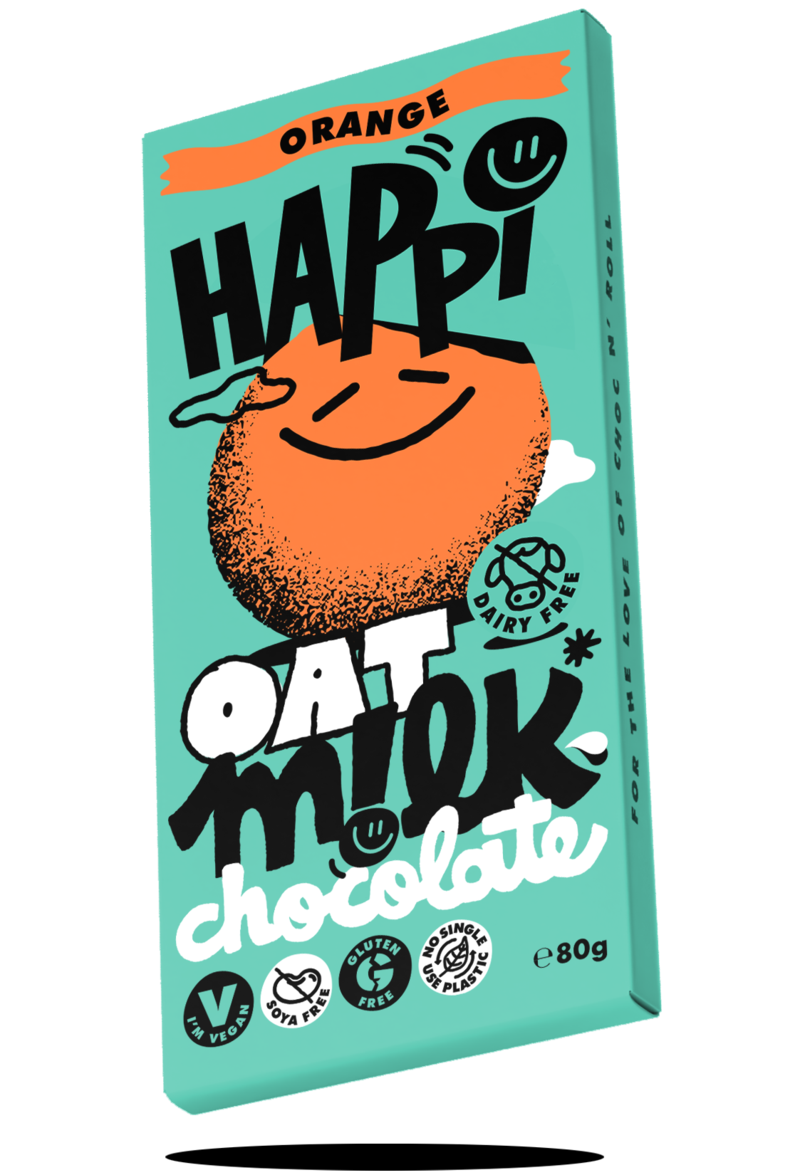 Happi oat milk vegan chocolate orange