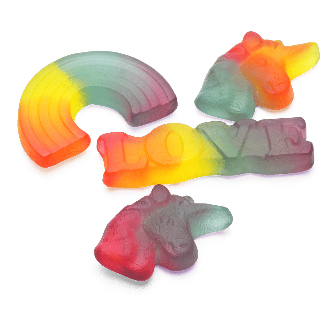 Rainbow mix vegan pick and mix