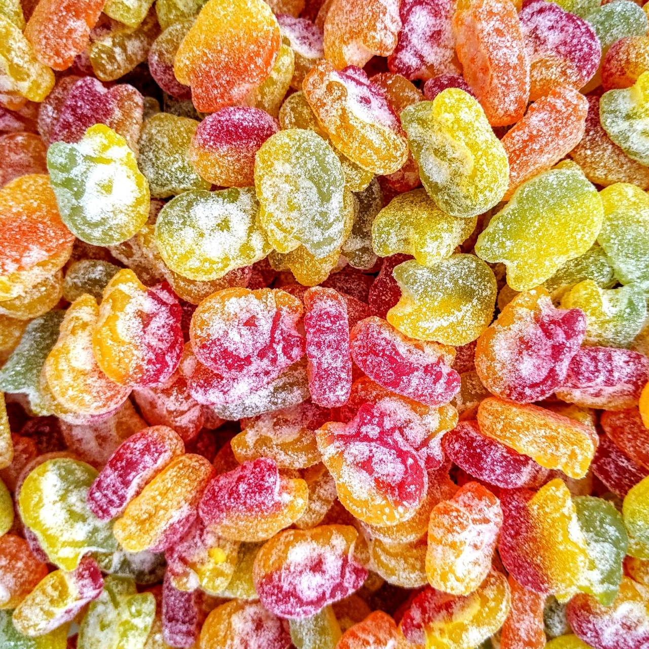 vegan sweets mini sour skulls pick and mix
