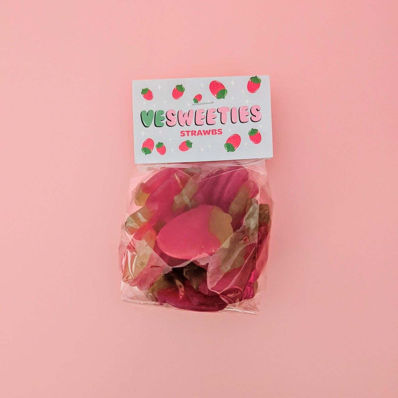 vegan sweet bags strawbs