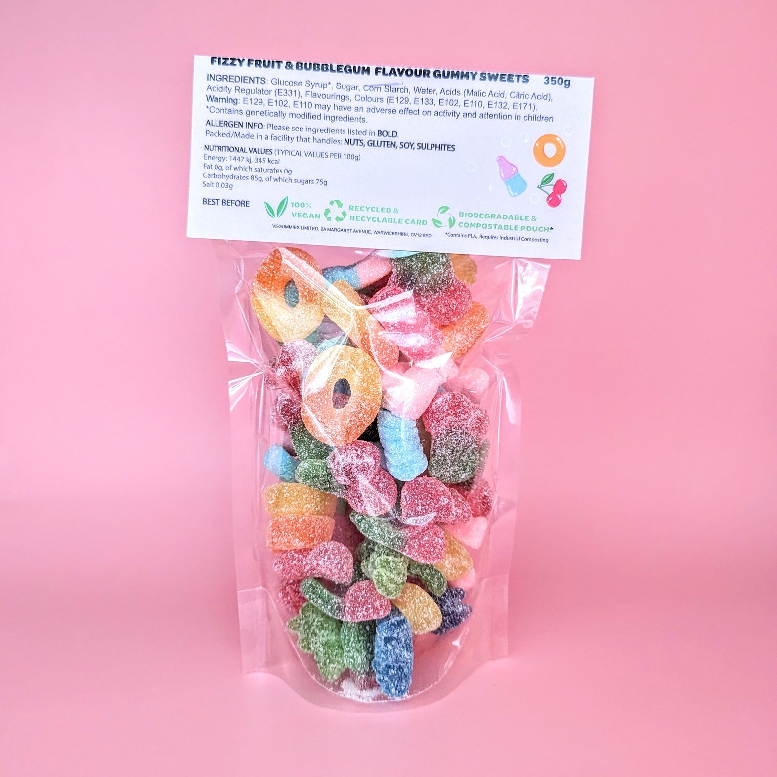 Vegan gluten free sweets mix pouch