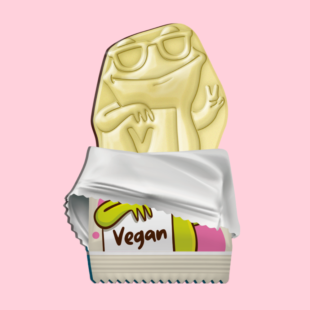 Billie vegan white chocolate bar
