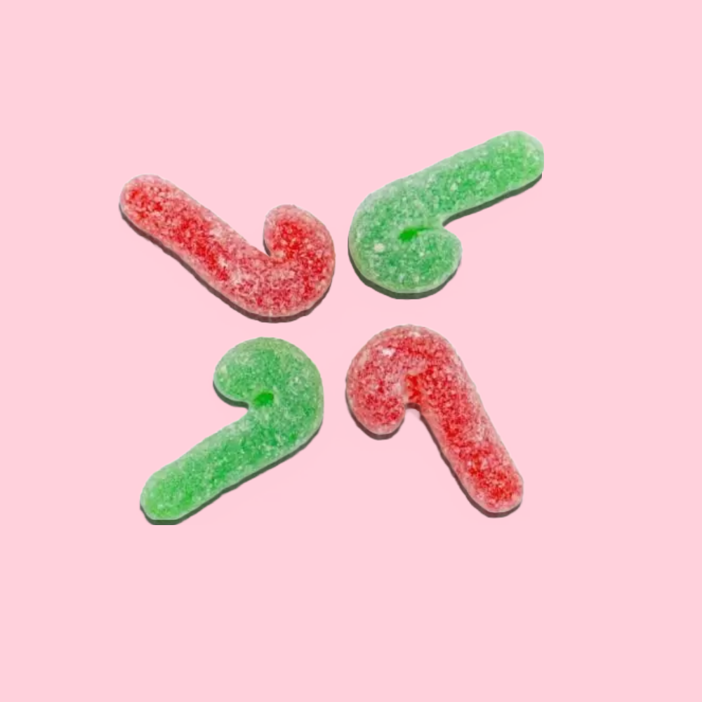 vegan Candy cane sweets