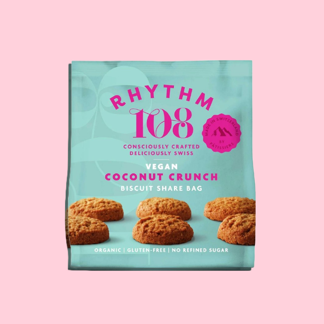 Coconut crunch rhythm biscuits
