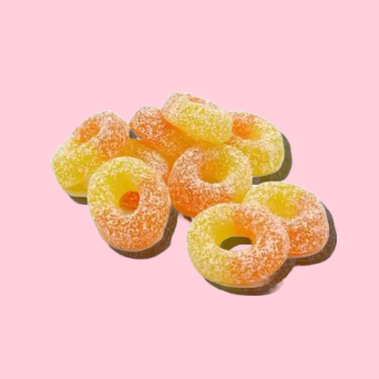 Vegan peach ring sweets