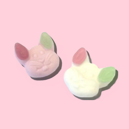 Foam Bunnies vegan sweets
