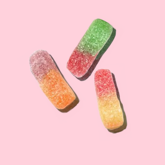Fizzy vegan sweets