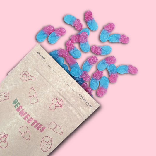 Vegan bubblegum mermaid sweet pouch