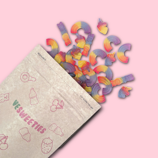 Rainbow Mix vegan sweet pouch