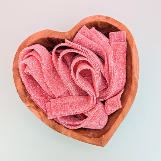Vegan strawberry belts