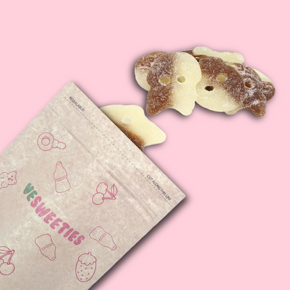 Vegan sour cola skulls sweets