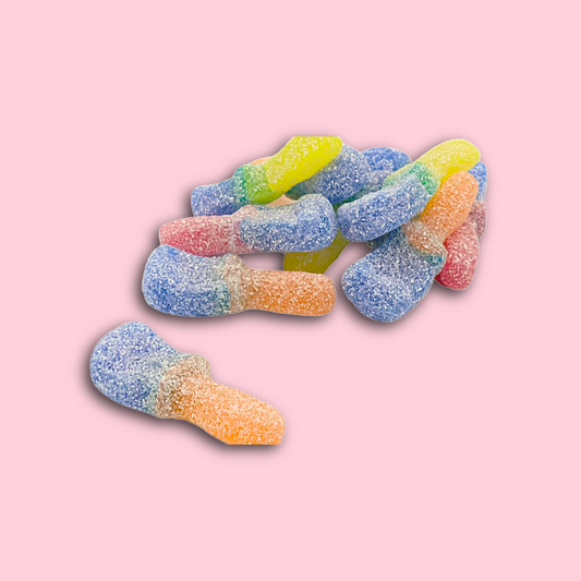 Vegan fizzy sour tongue painters