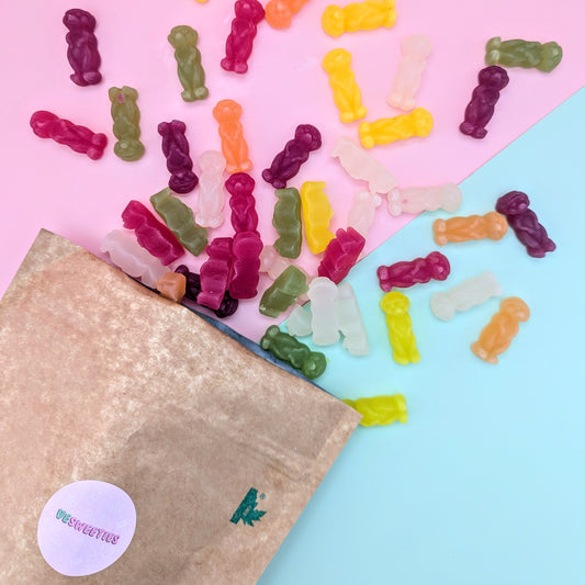vegan baby meerkat sweet pouch