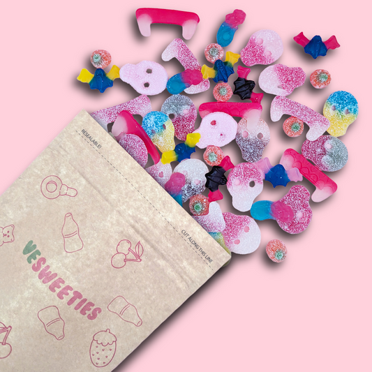 Vegan spooky themed sweet pouch