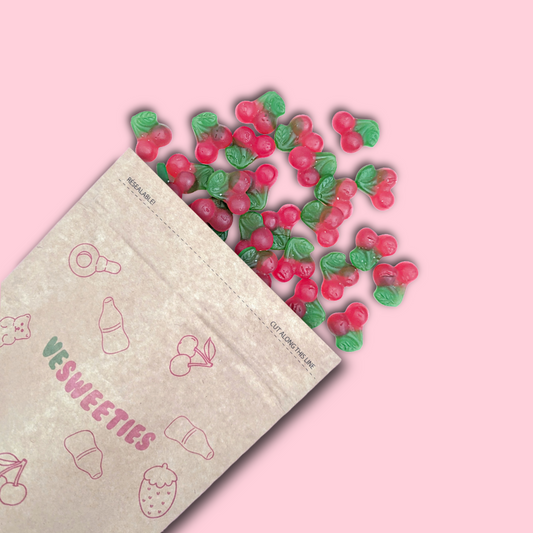 Vegan Sweet pouch non fizzy cherries