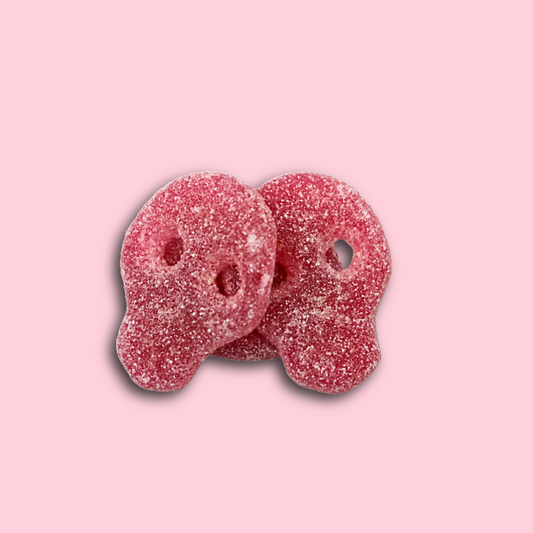 Peach Skull vegan sweets