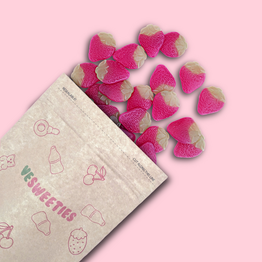 Vegan strawbs sweet pouch