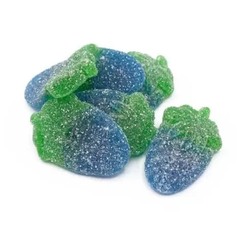 Blue raspberry sweets