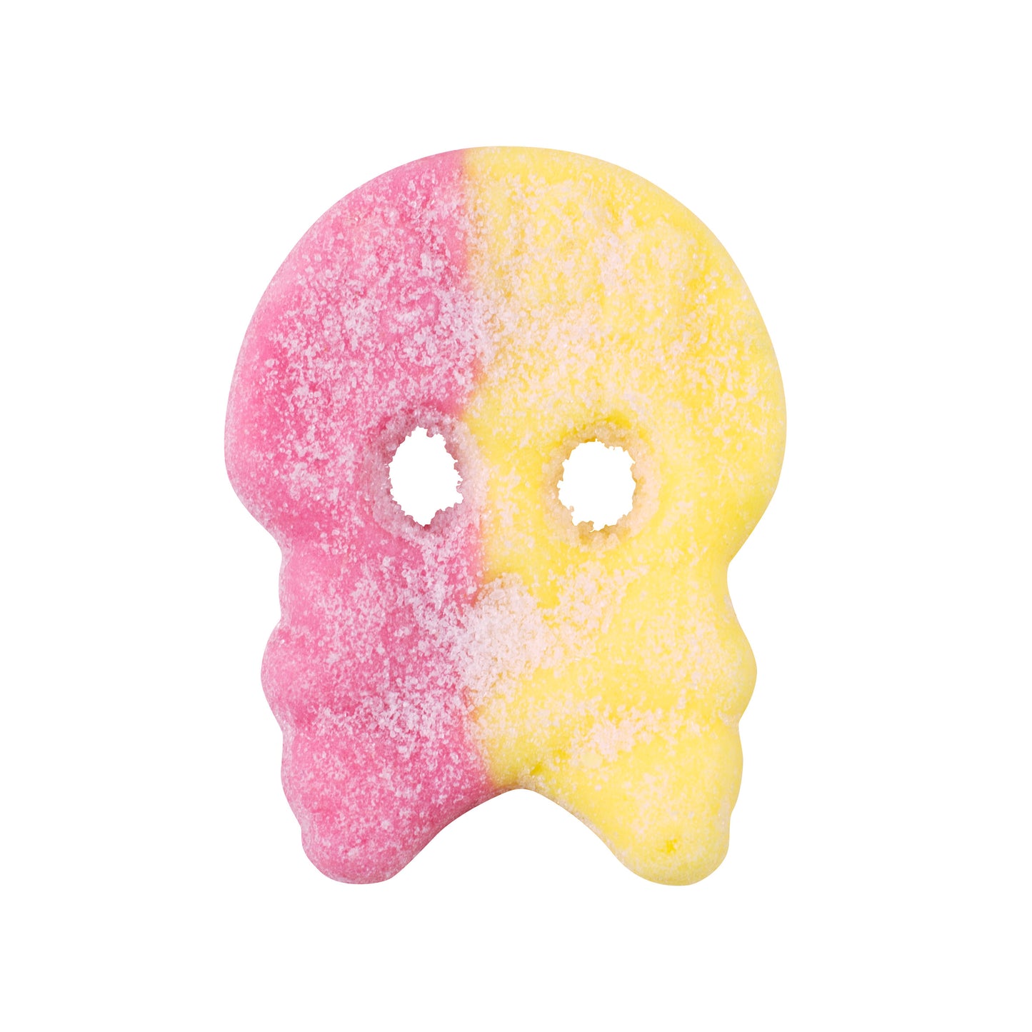 vegan sweets raspberry & lemon foam skull