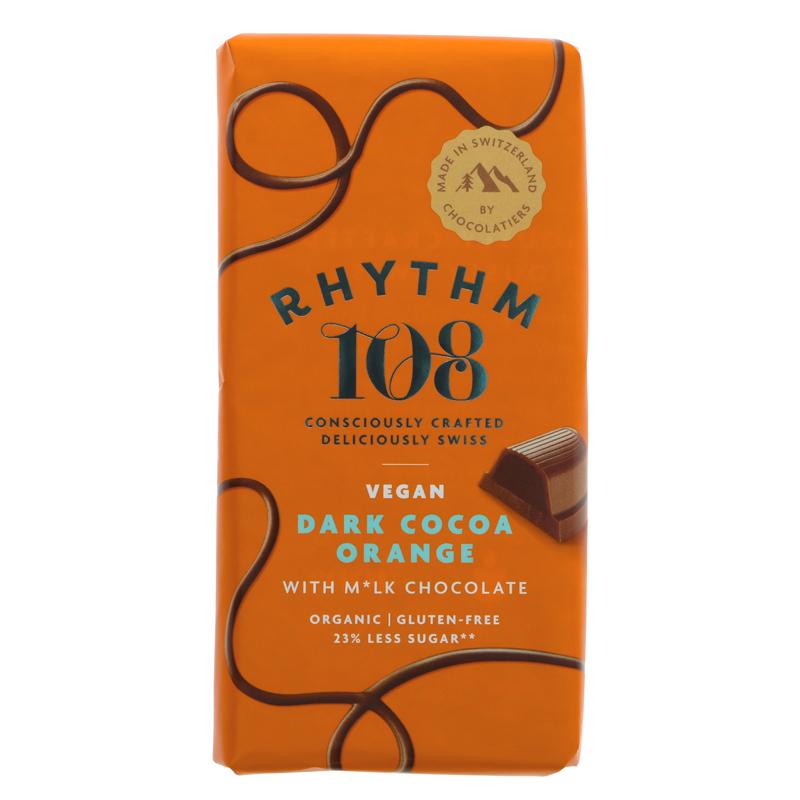 Rhythm 108 vegan milk chocolate orange