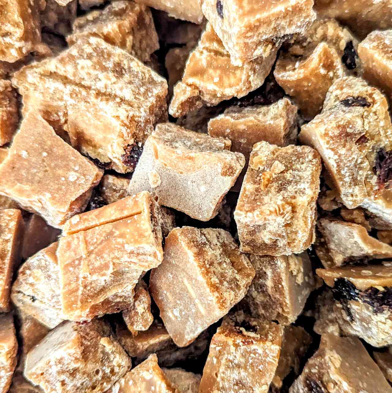 Hot cross bun vegan fudge