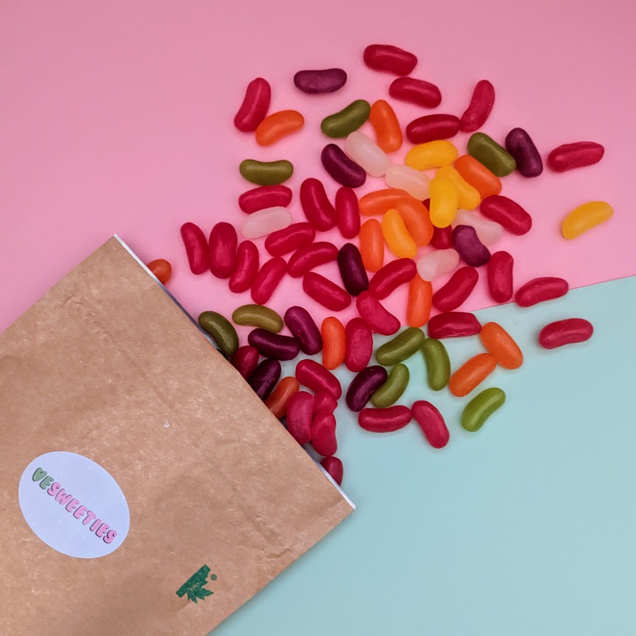 Vegan favourites sweet pouch jelly beans