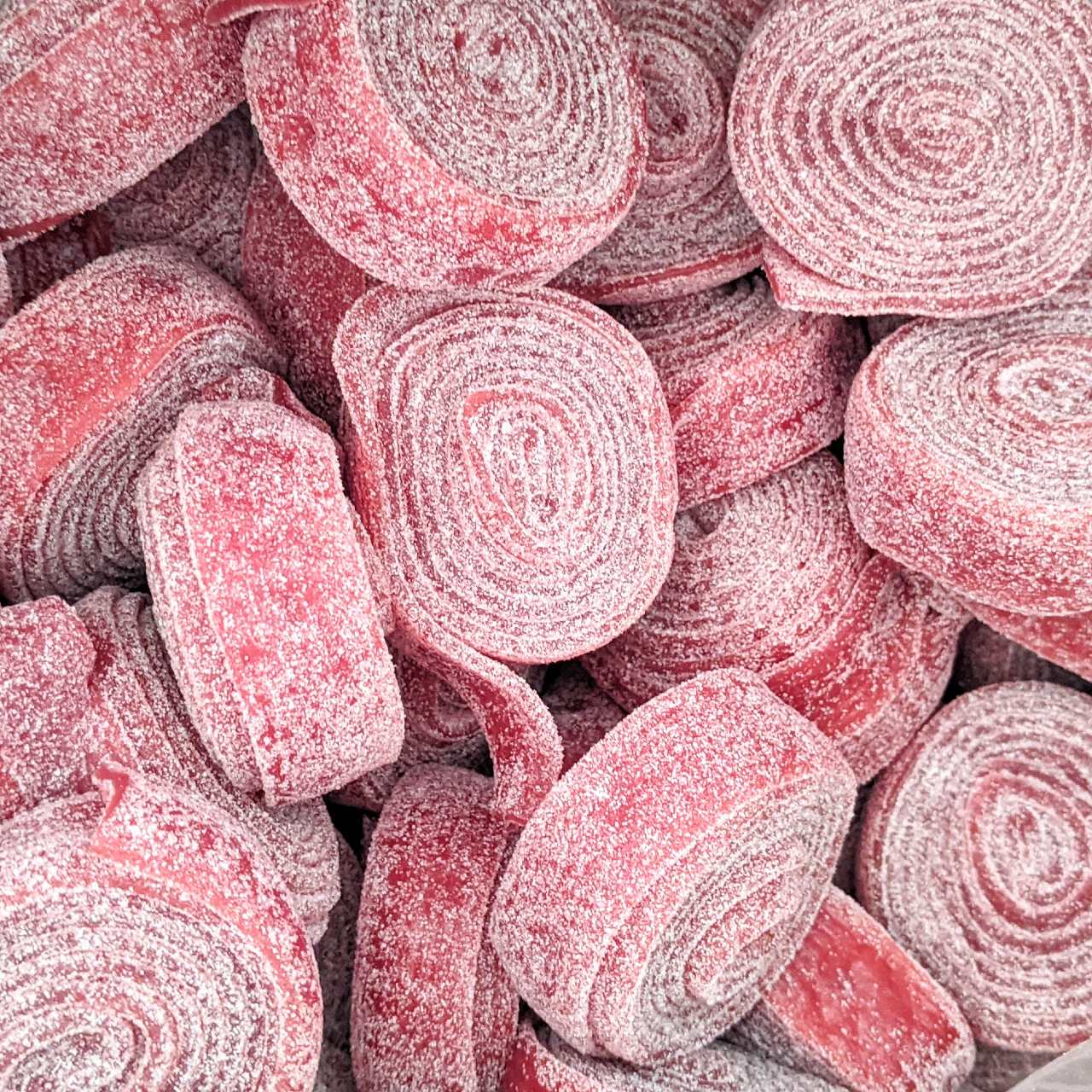 Vegan sweets strawberry belts