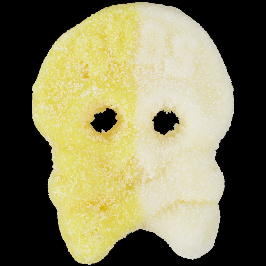 Vegan bubs sweets foam pinapple skull