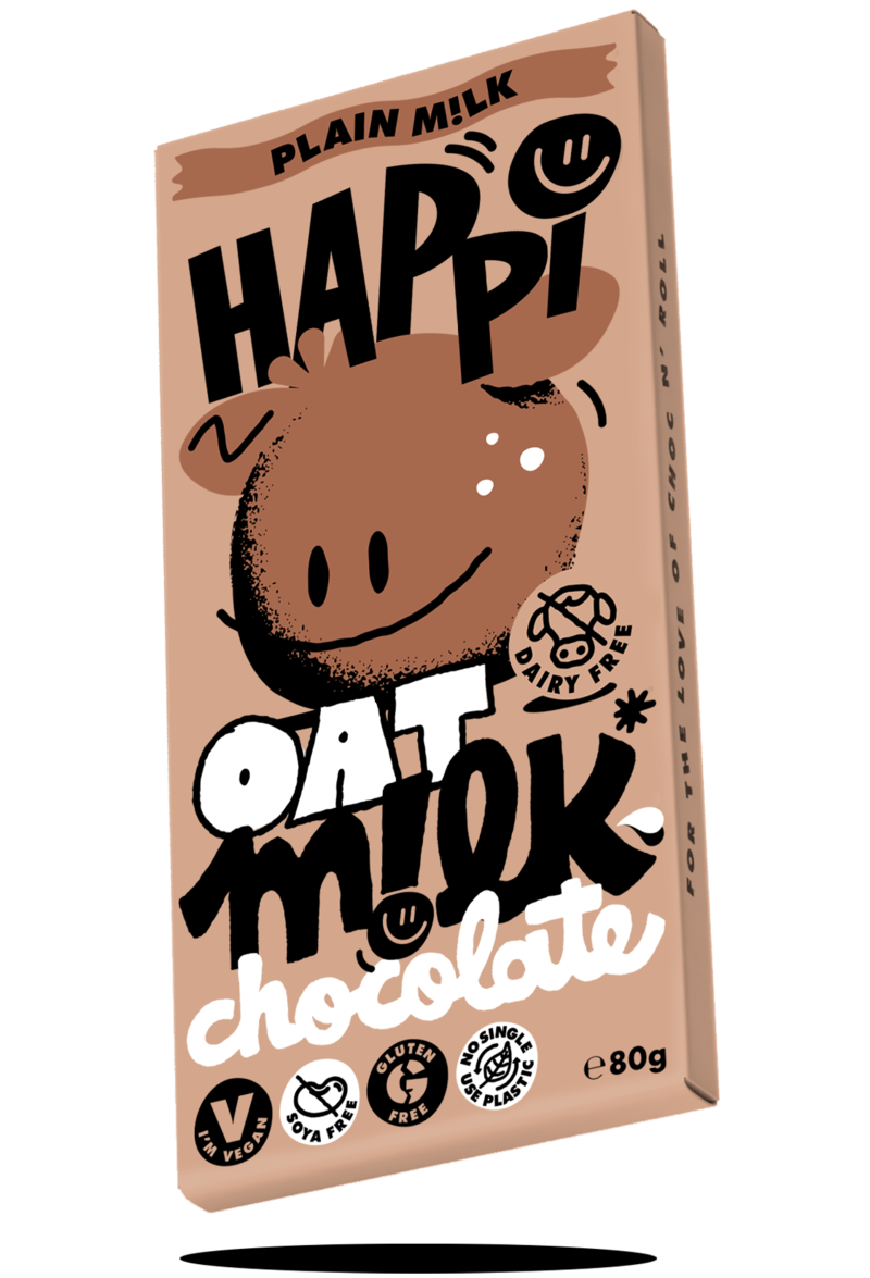 Happi oat milk vegan chocolate plain