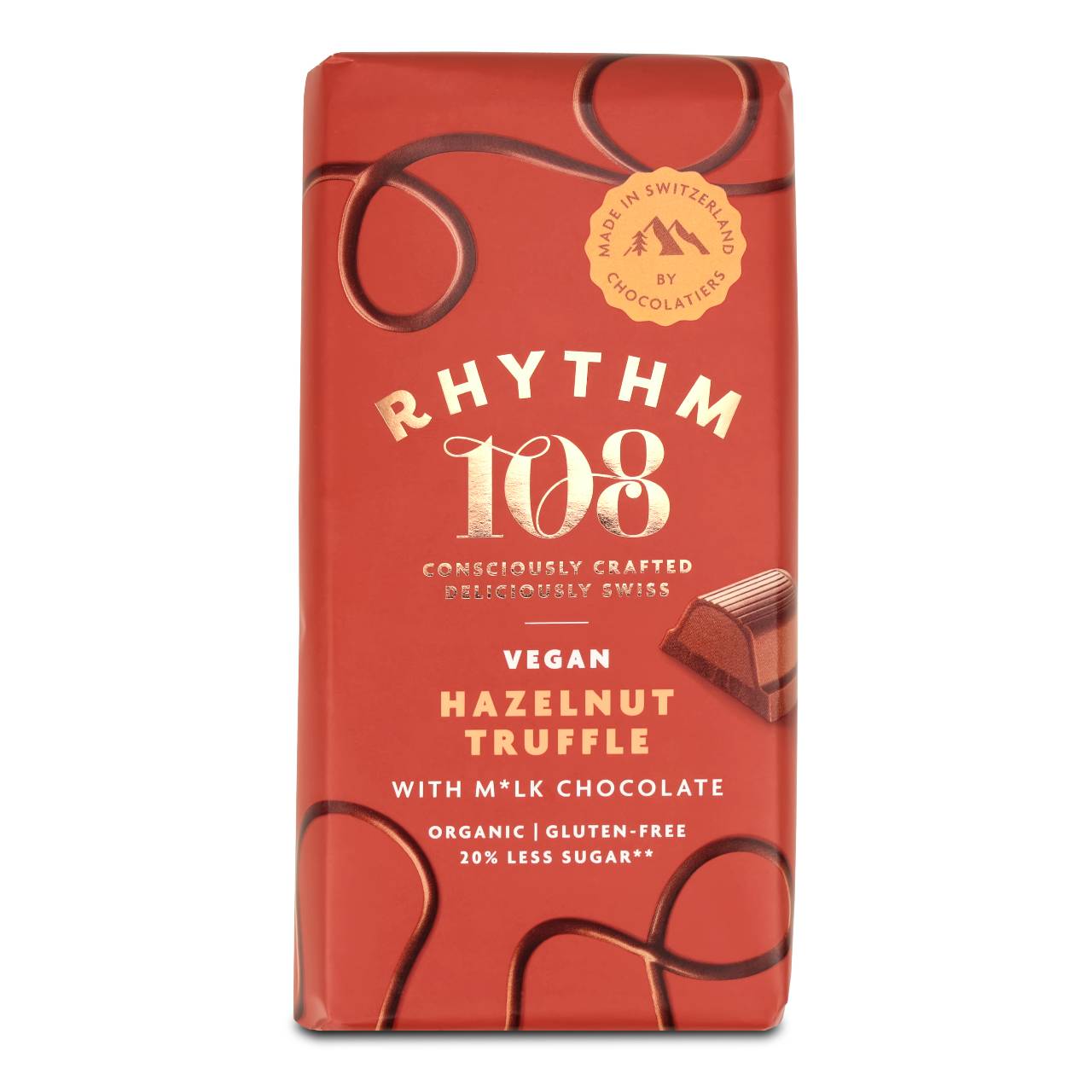 rhythm 108 vegan hazelnut truffle bar