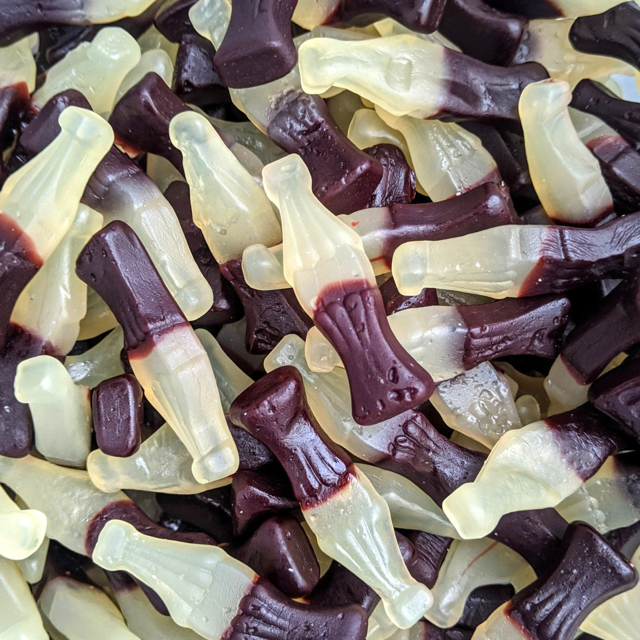 vegan sweets cola bottle gummies